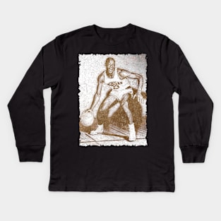 cazzie-russell-basketbal player Kids Long Sleeve T-Shirt